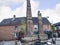 Saxon Crosses in the Picturesque Town of Sandbach in South Cheshire England
