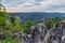 Saxonian Swiss Rock Formation near Dresden