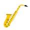 Saxophone flat icon