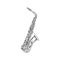 Saxophone isolated woodwind musical instrument