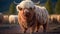 Say Hello to the Most Adorable Fuzzy Bull Animal Character, Generative AI