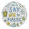 Say no to plastic doodle