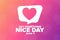 Say Something Nice Day. June 1. Holiday concept. Template for background, banner, card, poster with text inscription