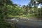 Sayan terraces with river, terraced ricefields, Ubud, Bali, Indonesia