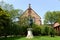 Sayles Hall and Gordian III Statue, Brown University