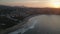 Sayulita Mexico town in riviera Nayarit travel destination aerial at sunset