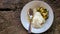 Sayur Lodeh on white plate