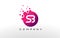 SB Letter Dots Logo Design with Creative Trendy Bubbles.