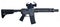 SBR AR15 / M16 with collapsible stock, 10` barrel with large muzzle device