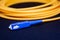 SC CONNECTOR YELLOW OFC PATCH CORD TELE COMMUNICATION