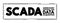 SCADA - Supervisory Control And Data Acquisition acronym, text concept stamp