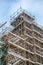 Scaffolding Construction Tower from below