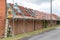 Scaffolding and roof repairs on a house in UK