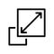 Scalability icon symbol simple design.