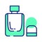 Scalable icon of perfume, unique vector of fragrance bottle