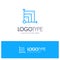 Scalable, System, Scalable System, Science Blue Outline Logo Place for Tagline