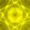 Scalding triangular strokes of intersecting sharp lines with yellow triangles and a star