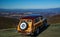 A Scale Model of a 1949 Ford Woody Station Wagon Overlooking the Shenandoah Valley