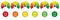 Scale from red to green with arrow and scale of emotions