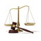 Scales justice gavel