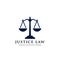 scales vector illustration. attorney logo vector design. justice law logo design template