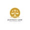 Scales vector illustration. attorney logo vector design template. lawyer logo design stock