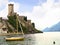 Scalieri Castle in Malcesine on Lake Garda Italy