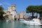 Scaliger Castle and boats, Sirmione, Italy