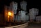 The Scaliger Castle, Sirmione, Italy, at night