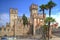 Scaliger Castle in Sirmione at the Lake Garda in Italy