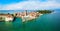 Scaligero Castle aerial view, Sirmione