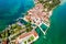 Scaligero Castle aerial view, Sirmione