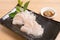 Scallop for sashimi - japanese food style.