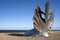 \'Scallop\' Sculpture on Aldeburgh Beach