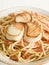 Scallops with Chilli and Tomato Spaghetti