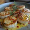 scallops in saffron cream sauce