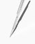 Scalpel Blade Surgical Instrument Angled Close up Precision Stainless Steal Equipment Specialized Health Care White Background