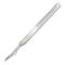 Scalpel with a removable blade. Manual surgical instrument. Medicine and health. Isolated realistic object on a white