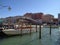 The Scalzi Bridge, through which the most famous canal in Venice passes - the Grand Canal, Italy