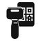 Scan device icon simple vector. Quick response