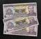Scanarray three banknotes of 2, Lempira Central Bank of Honduras