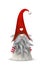 Scandinavian christmas traditional gnome, Tomte, illustration