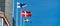 Scandinavian flags consist of Finland, Sweden and Denmark