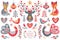 Scandinavian Folk Christmas  Design collection set