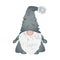 Scandinavian folklore christmas gnome Nisse or Tomte dwarf or elf