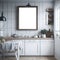 Scandinavian Kitchen Chic: Mockup Frame Showcase