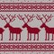 Scandinavian knitted seamless pattern