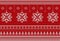 Scandinavian Merry Christmas style seamless knitted pattern.