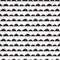 Scandinavian seamless black and white pattern in hand drawn style.