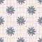 Scandinavian simple flower seamless pattern. Cute chamomile endless wallpaper. Ditsy floral background